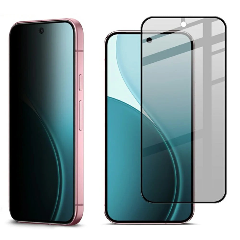 IMAK For Google Pixel 11 Pro / 11 / 10 Pro / 10 / 9 Pro / 9 Privacy Screen Protector Anti Peep Tempered Glass Film (Fingerprint Unlock) - 1