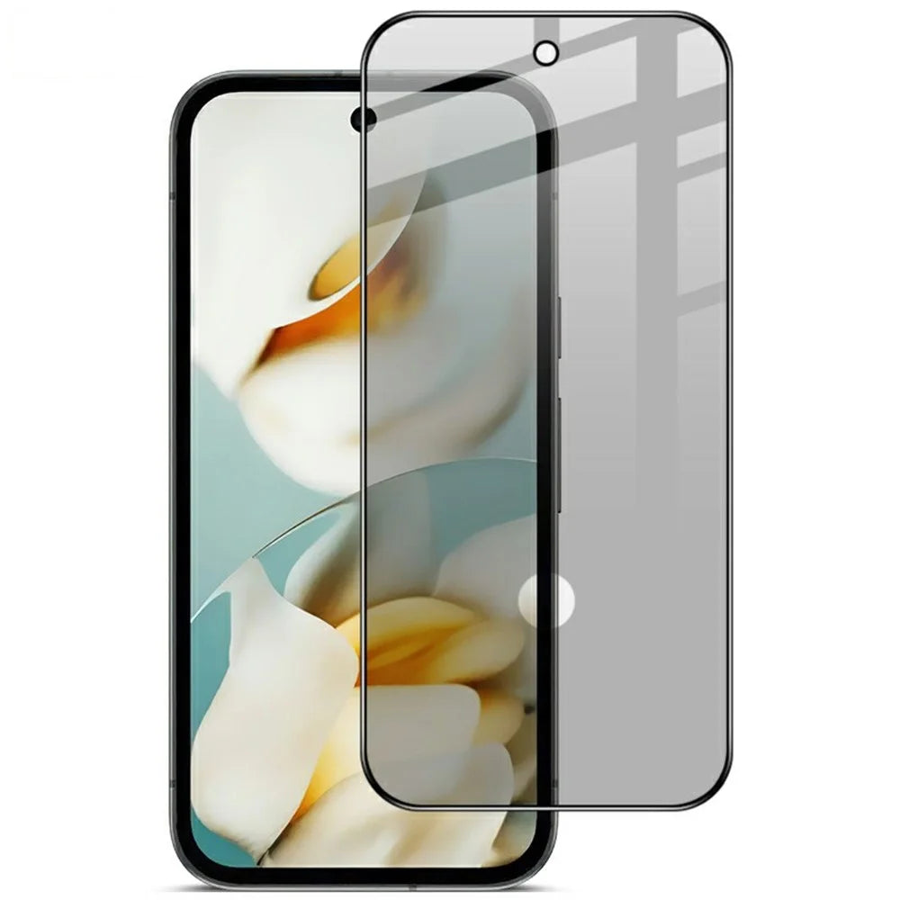 IMAK For Google Pixel 9a Privacy Tempered Glass Screen Protector Fingerprint Unlock Compatible Anti Spy Film - 5
