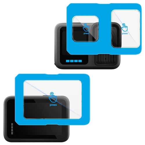 IMAK For GoPro Hero 13 Black Tempered Glass Screen Protector + Lens Film Set with Self Positioning Frame - 1