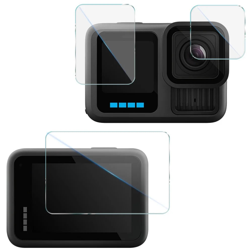 IMAK For GoPro Hero 13 Black Tempered Glass Screen Protector + Lens Film Set with Self Positioning Frame - 3