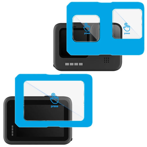 IMAK For GoPro Hero 12 Black Tempered Glass Screen Protector + Lens Film Set with Self Positioning Frame - 1