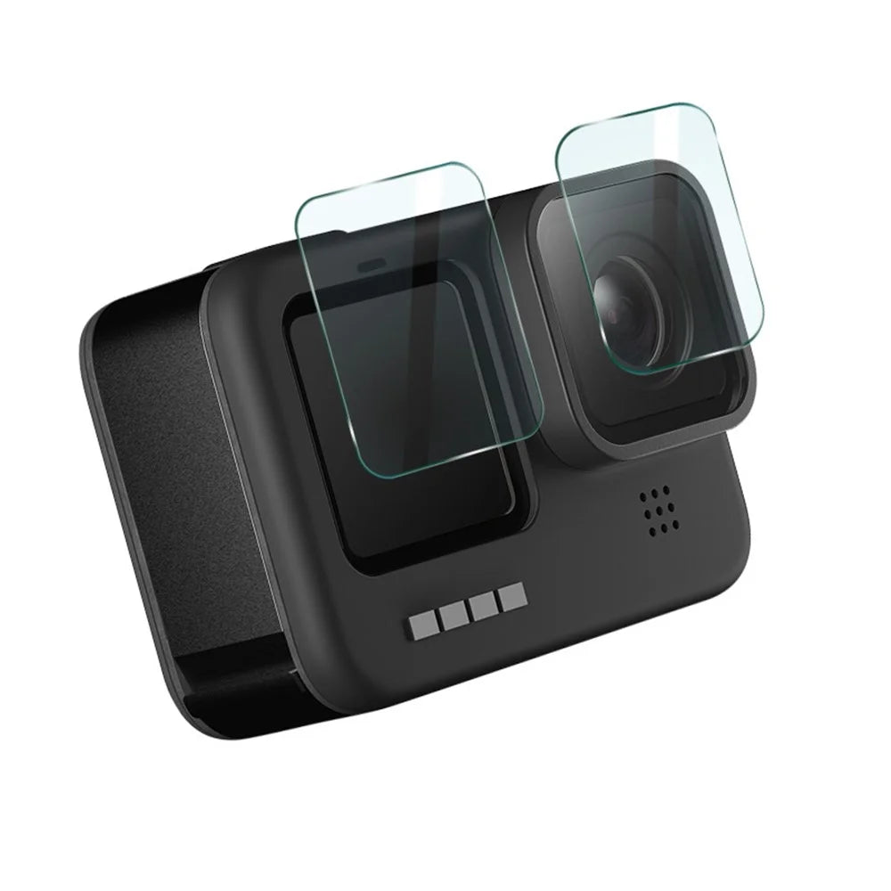 IMAK For GoPro Hero 12 Black Tempered Glass Screen Protector + Lens Film Set with Self Positioning Frame - 7