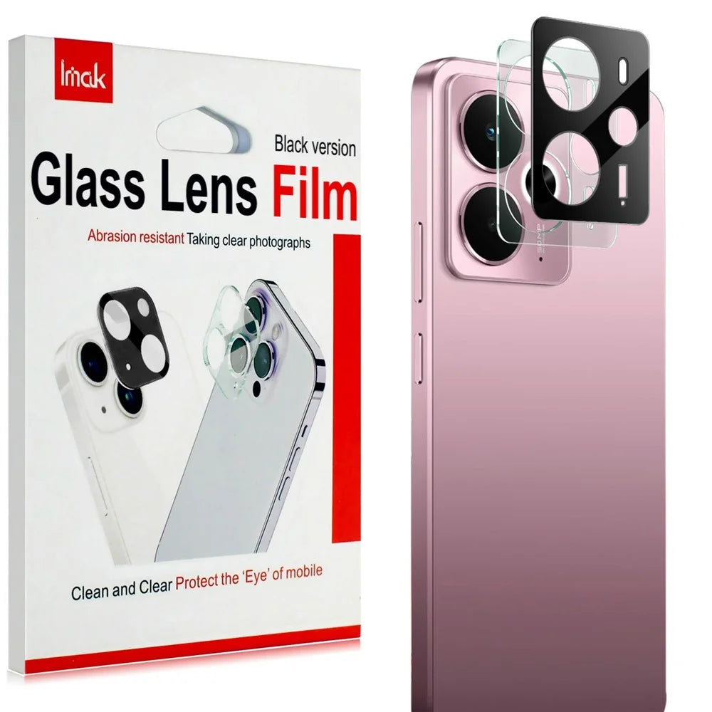IMAK For Realme 14 5G Tempered Glass Lens Film + Acrylic Cap (Black Version) - 3