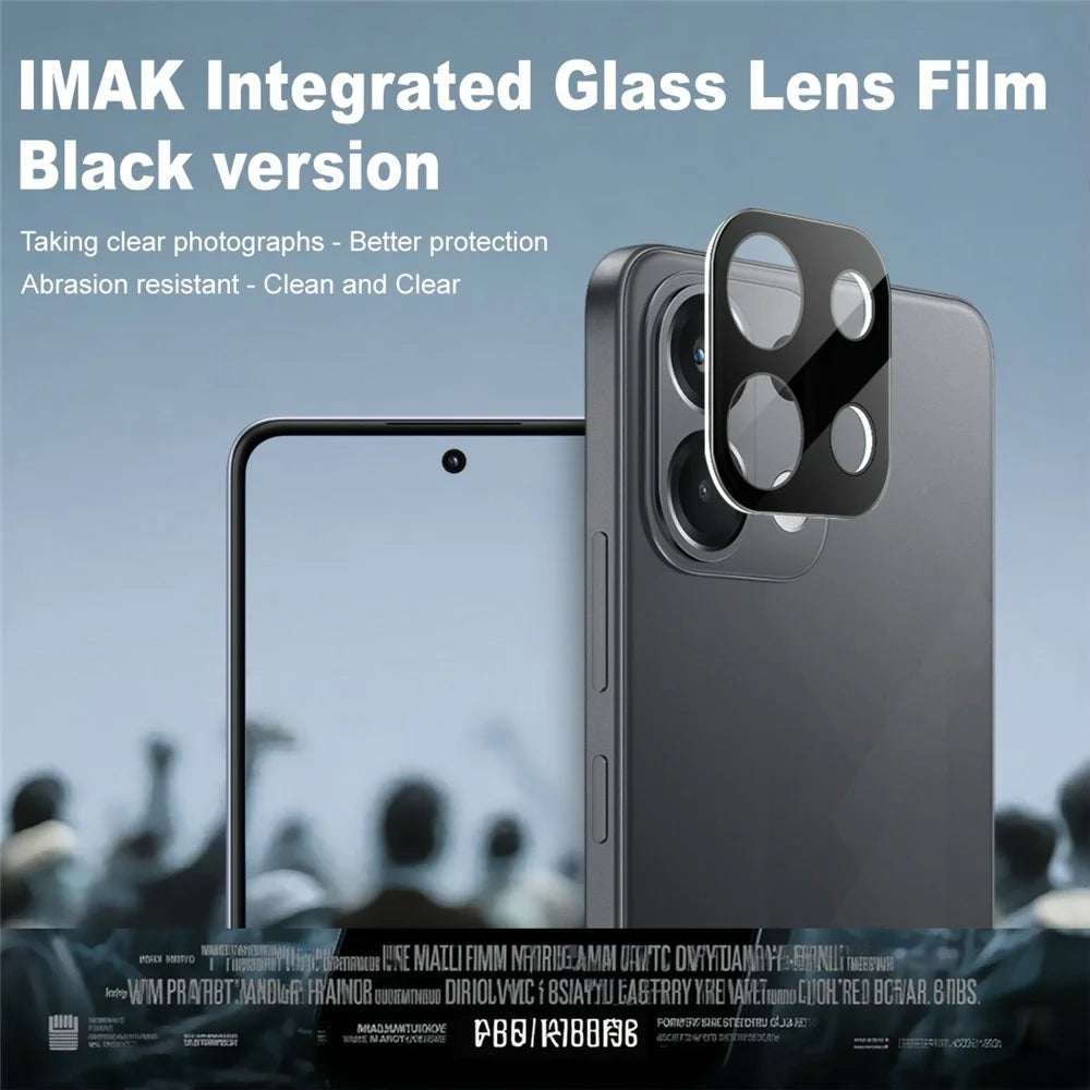 IMAK For Oppo K13 5G Tempered Glass Lens Film + Acrylic Cap (Black Version) - 2