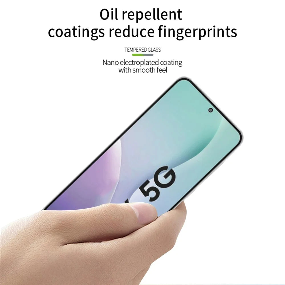 PINWUYO For Samsung Galaxy M56 5G Tempered Glass Film  JK Series-2 9H Full Screen Protector - Black - 4