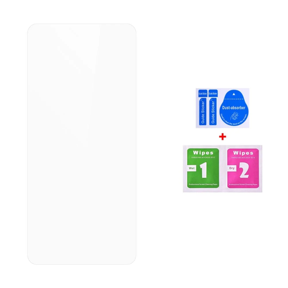 25Pcs Screen Protector for Realme Narzo 80 Pro 5G / 80x 5G / vivo iQOO Z10x 5G Tempered Glass High Definition Film (No Package, with Wipes Set, Dust-absorber, Guide Sticker) - 2