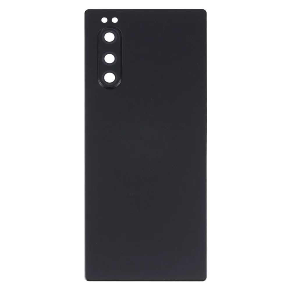 For Sony Xperia 5 OEM Battery Housing Cover Repair Part + Camera Lens Cover - Black - 2