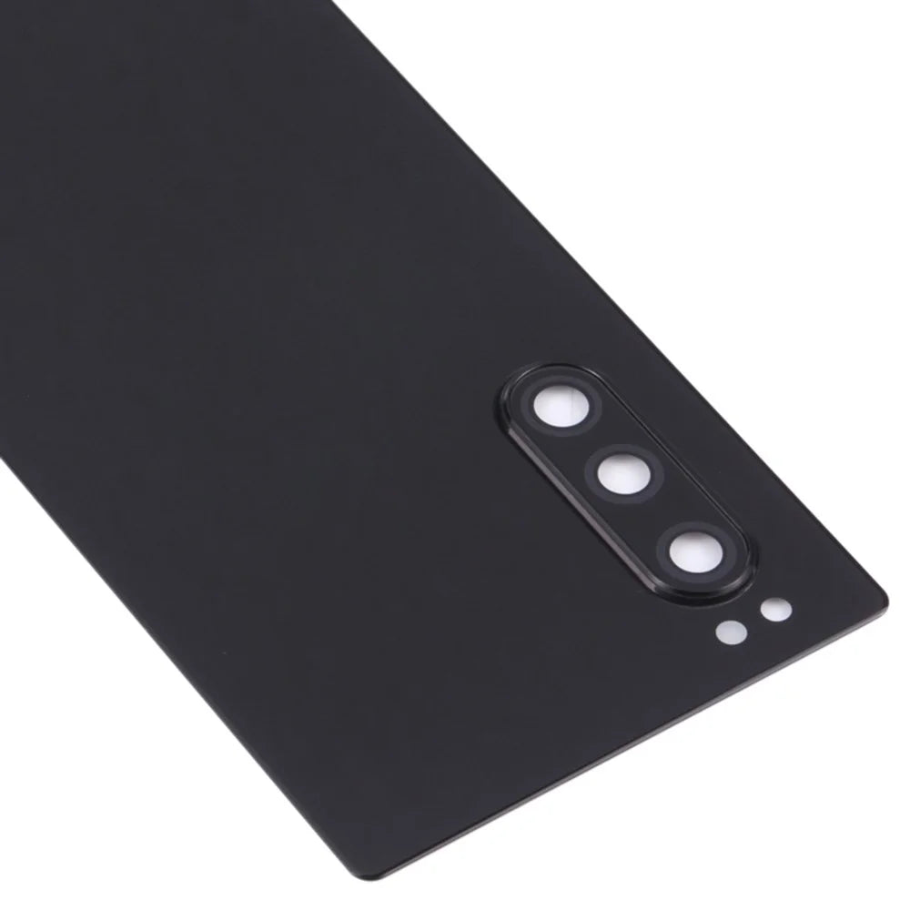 For Sony Xperia 5 OEM Battery Housing Cover Repair Part + Camera Lens Cover - Black - 4