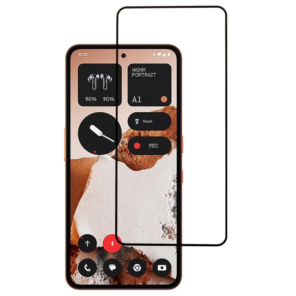 For Nothing CMF Phone 2 Pro Screen Protector Silk Printing Full Glue Tempered Glass Screen Film - 1