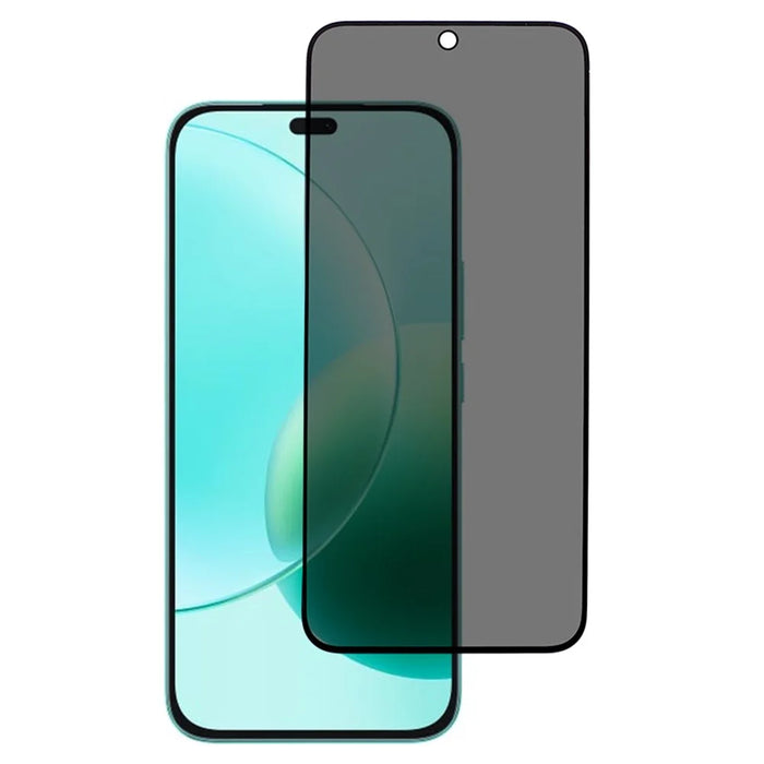 For Honor 400 Lite 5G Anti-Peep Tempered Glass Full Covering Silk Printing Screen Protector - 1