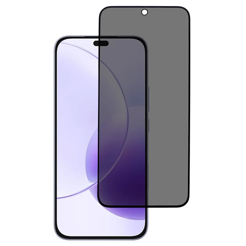 For Honor X70i Anti-Peep Tempered Glass Full Covering Silk Printing Screen Protector - 1