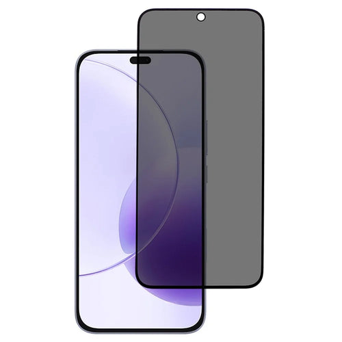 For Honor X70i Anti-Peep Tempered Glass Full Covering Silk Printing Screen Protector - 1