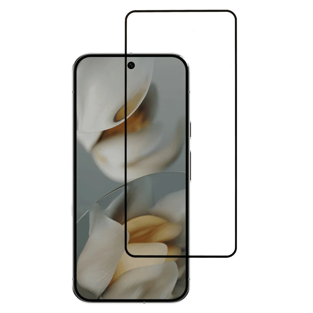 For Google Pixel 10 Pro XL Screen Protector 0.18mm 2.5D Silk Printing High Aluminium-Silicon Glass Film (Fingerprint Unlock) - 1