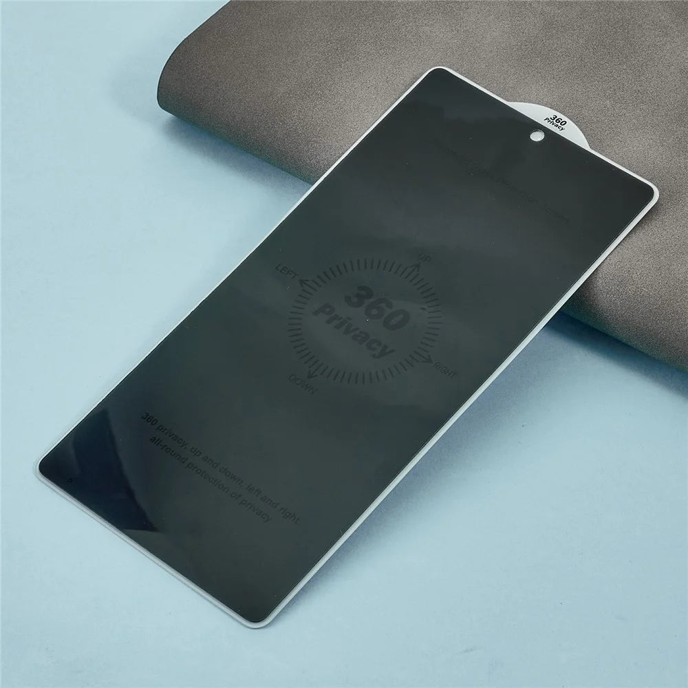 For Samsung Galaxy S25 Edge Privacy Screen Protector 360° Anti Spy Ultra Thin PET Film (Fingerprint Unlock) - 3