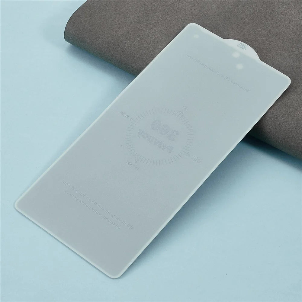 For Samsung Galaxy S25 Edge Privacy Screen Protector 360° Anti Spy Ultra Thin PET Film (Fingerprint Unlock) - 4
