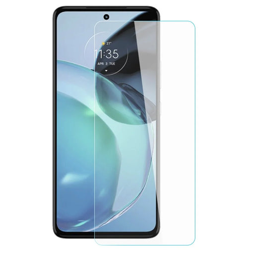 AMORUS For Motorola Moto G72 4G Anti-explosion High Aluminum-silicon Glass Screen Protector 2.5D Arc Edge 9H Protective Film - 1