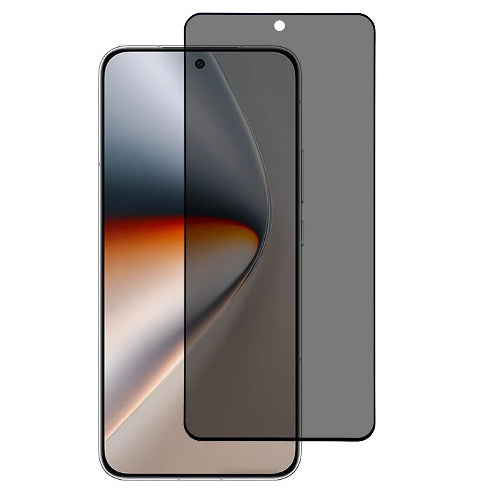 For Honor GT Pro Privacy Tempered Glass Screen Protector Ultra-Thin Silk-Printed Screen Film with Fingerprint Unlock - 1