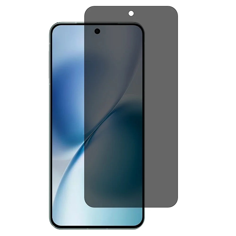 For vivo X200s 5G Privacy Screen Protector 360° Anti Spy Ultra Thin Tempered Glass Film (Fingerprint Unlock) - 1