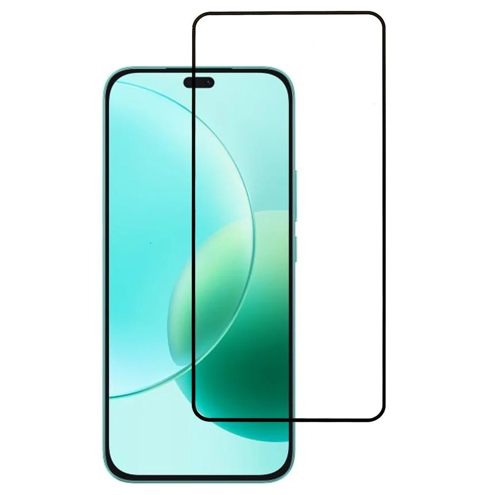 For Honor 400 Lite 5G Screen Protector Silk Printing Full Glue HD Clear Screen Film - 1