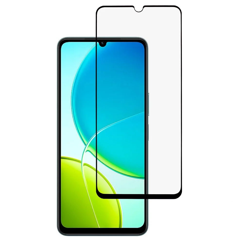 For vivo Y04 4G Screen Protector Silk Printing Full Glue HD Clear Screen Film - 1