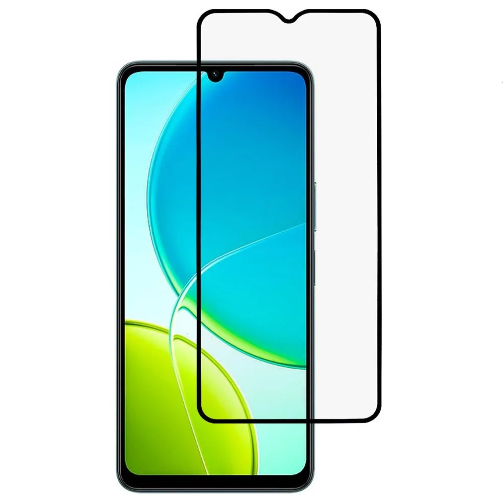 For vivo Y19 5G Screen Protector Silk Printing Full Glue HD Clear Screen Film - 1