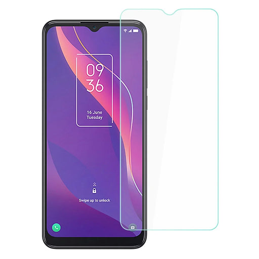 AMORUS For TCL 30E / 30 SE / 305 / 306 High Aluminum-silicon Glass Film 2.5D Arc Edge HD Clear Anti-explosion Screen Protector - 1
