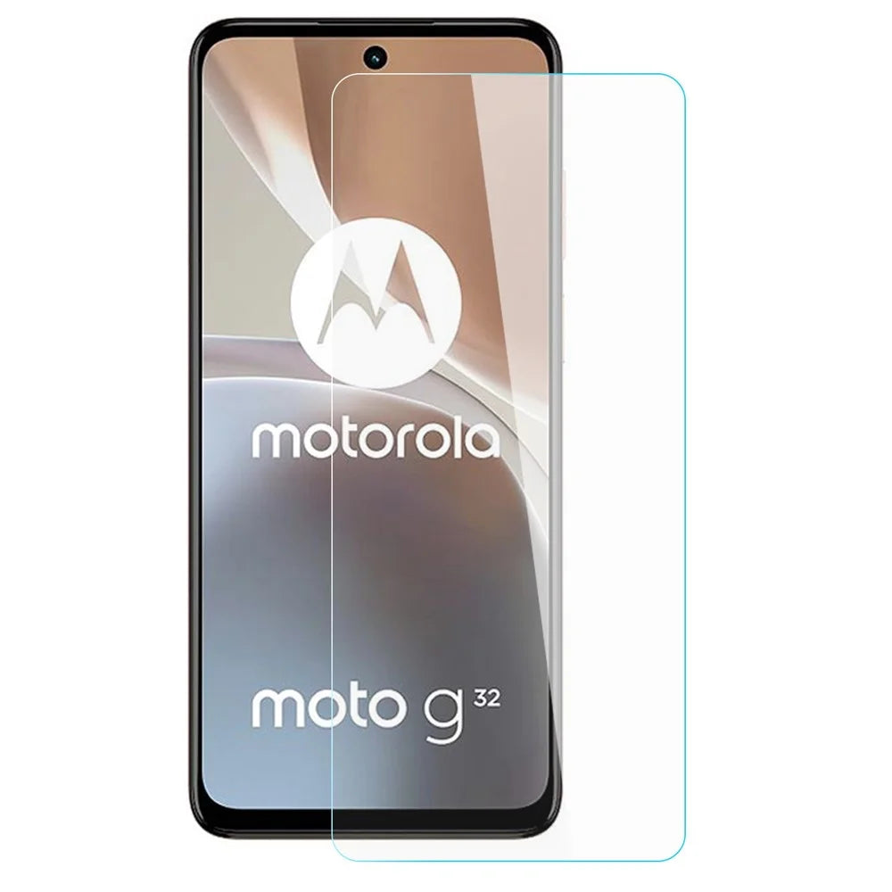 AMORUS For Motorola Moto G32 4G High Aluminum-silicon Glass Screen Protector Ultra Clear 2.5D Arc Edge 9H Anti-explosion Film - 1