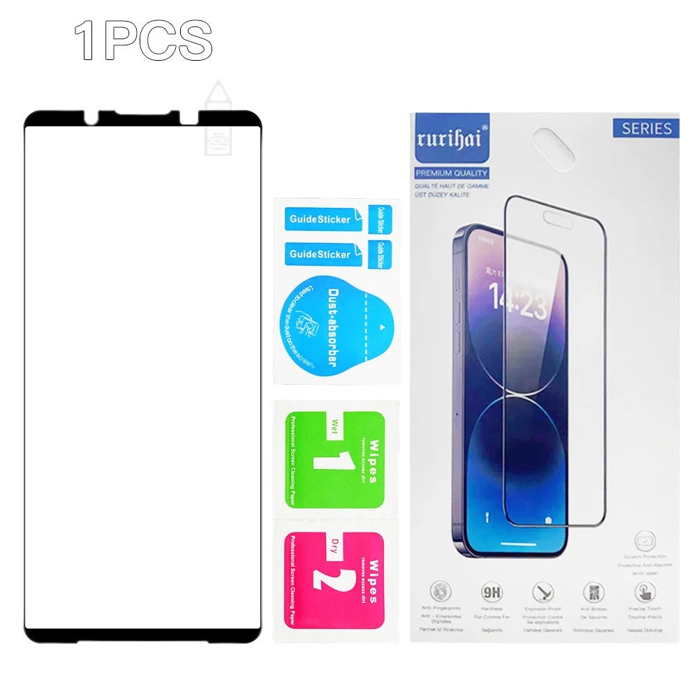 RURIHAI For Sony Xperia 1 VII Screen Protector Secondary Hardening High Aluminium-Silicon Glass Film - 7