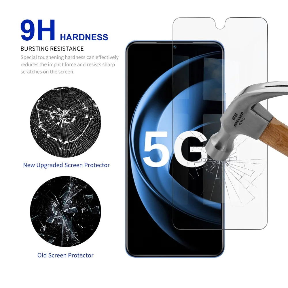 RURIHAI 10Pcs For Wiko Hi Enjoy 80 5G / Enjoy 80S 5G Screen Protector 0.26mm 2.5D High Aluminium Silicon Glass Film - 3