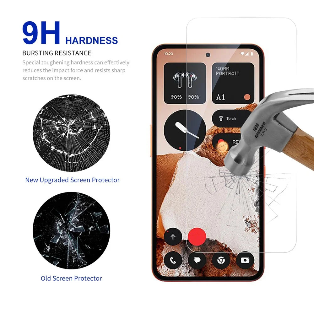 RURIHAI For Nothing CMF Phone 2 Pro Screen Protector 0.26mm 2.5D High Aluminium Silicon Glass Film - 3