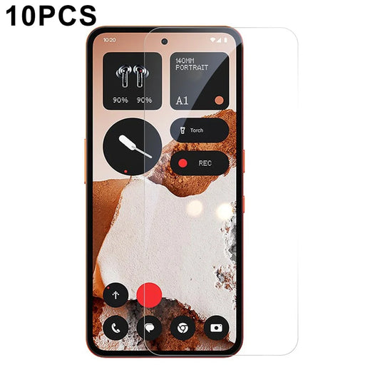 RURIHAI 10Pcs For Nothing CMF Phone 2 Pro Screen Protector 0.26mm 2.5D High Aluminium Silicon Glass Film - 1