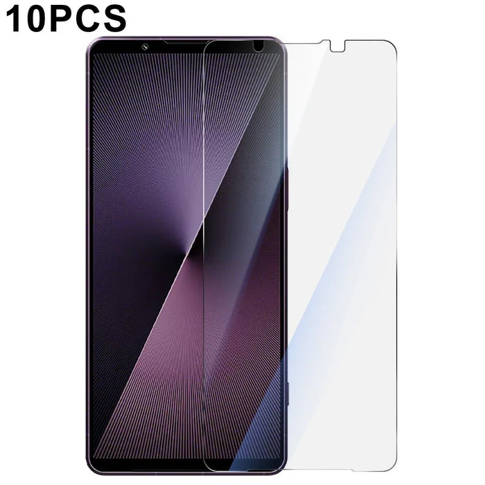 RURIHAI 10Pcs For Sony Xperia 1 VII Screen Protector 0.26mm 2.5D High Aluminium Silicon Glass Film - 1