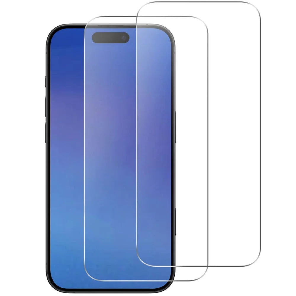 2Pcs For iPhone Air HD Clear Screen Protector Anti-Explosion 2.5D Arc Edge Tempered Glass Screen Film - 1
