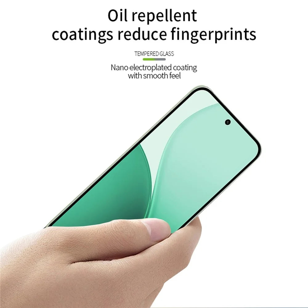 PINWUYO For Oppo Reno14 5G Tempered Glass Film  JK Series-2 9H Full Screen Protector - Black - 4