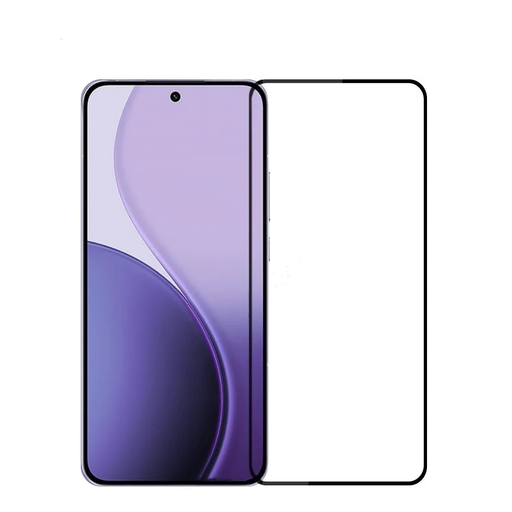 PINWUYO For Oppo Reno14 Pro 5G Tempered Glass Film  JK Series-2 9H Full Screen Protector - Black - 1