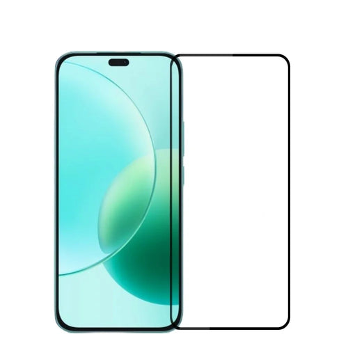 MOFI For Honor X70i Screen Protector  9H Full Glue Full Coverage High Aluminum-Silicon Glass Film - Black - 1