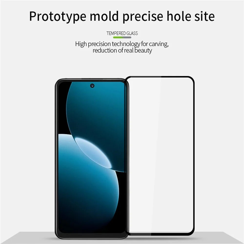 MOFI For Huawei Enjoy 80 Screen Protector  9H Full Glue Full Coverage High Aluminum-Silicon Glass Film - Black - 3