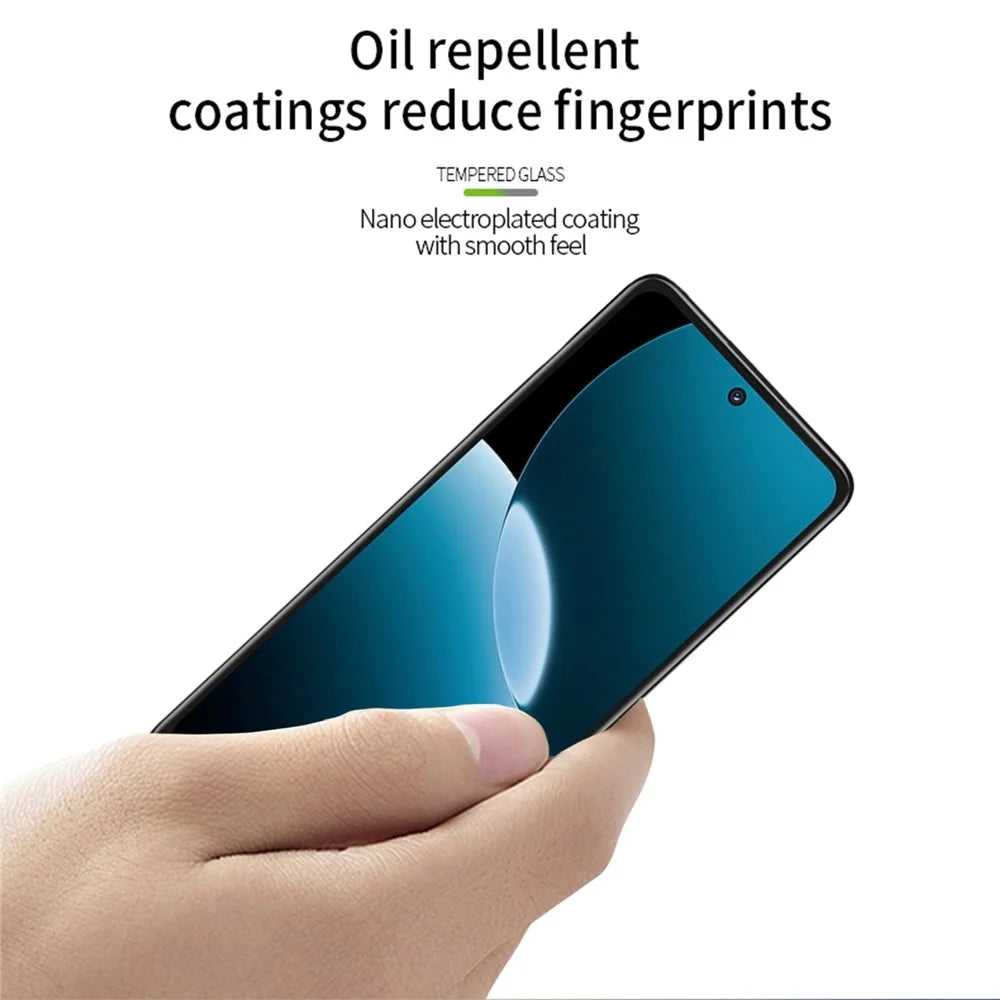 MOFI For Huawei Enjoy 80 Screen Protector  9H Full Glue Full Coverage High Aluminum-Silicon Glass Film - Black - 4