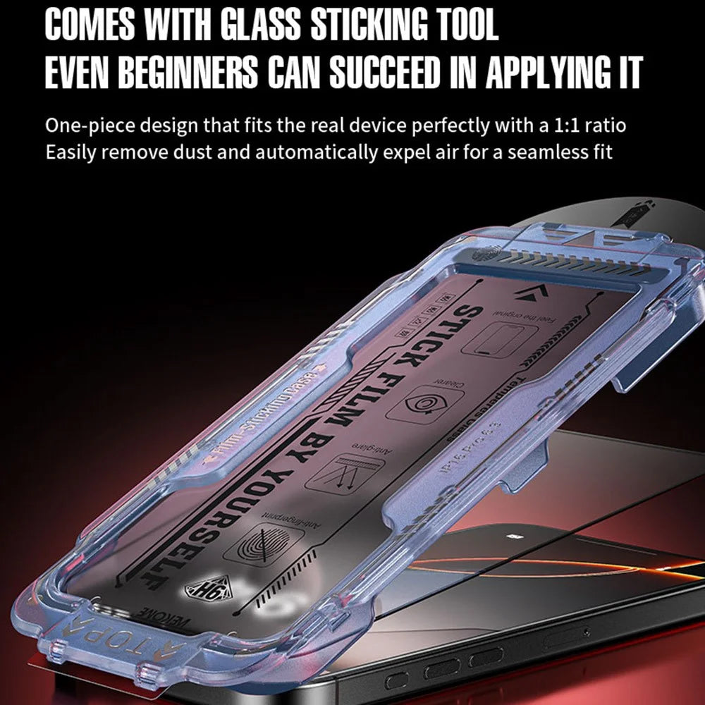 WEKOME WTP-116 For iPhone 13 Pro Max Screen Protector 6D Curved Ultra-Fine Edge Privacy Tempered Glass Film - 4