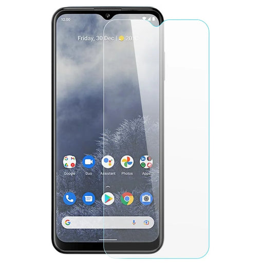 AMORUS 2.5D Arc Edge Anti-dust Protective Film for Nokia G60 5G, 9H Hardness High Aluminum-silicon Glass Screen Protector - 1