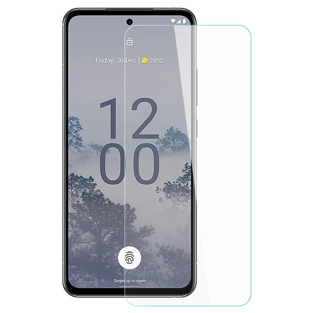 AMORUS For Nokia X30 5G 9H Hardness Ultra Clear High Aluminum-silicon Glass Screen Protector 2.5D Arc Edge Anti-scratch Film - 1