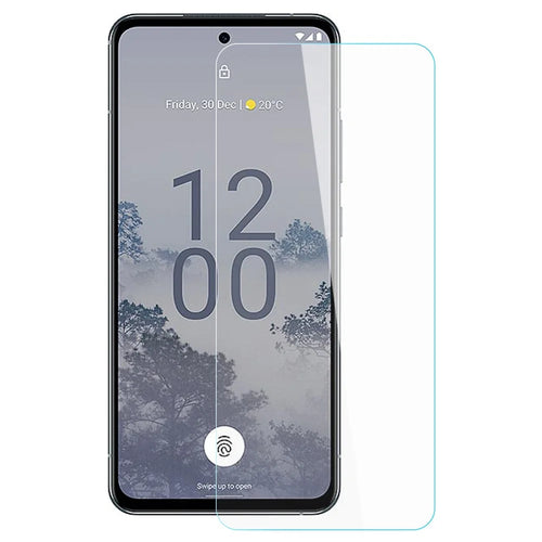 AMORUS For Nokia X30 5G 9H Hardness Ultra Clear High Aluminum-silicon Glass Screen Protector 2.5D Arc Edge Anti-scratch Film - 1