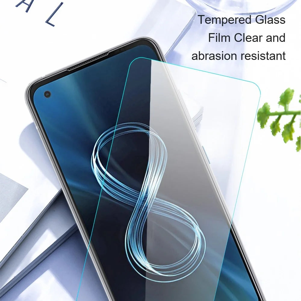 AMORUS For Asus Zenfone 9 5G High Aluminum-silicon Glass Screen Protector 9H Anti-scratch 2.5D Arc Edge Protective Film - 3