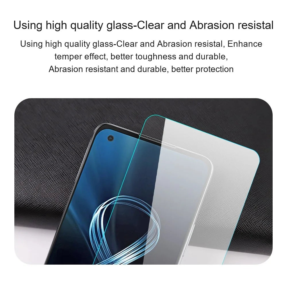 AMORUS For Asus Zenfone 9 5G High Aluminum-silicon Glass Screen Protector 9H Anti-scratch 2.5D Arc Edge Protective Film - 6
