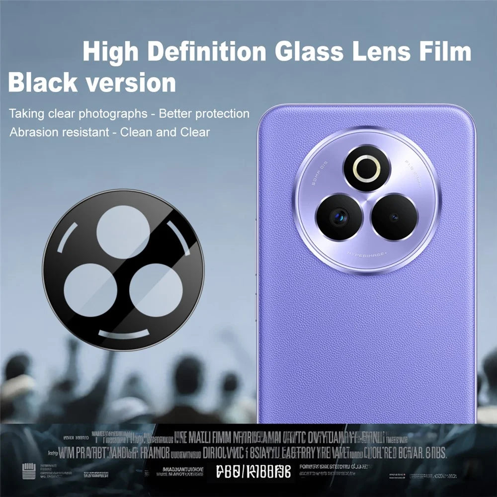 IMAK For Realme P3 Pro 5G Camera Lens Protector Tempered Glass HD Clear Lens Film (Black Version) - 2