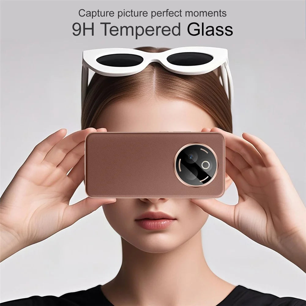 IMAK For Realme P3 Pro 5G Camera Lens Protector Tempered Glass HD Clear Lens Film (Black Version) - 3