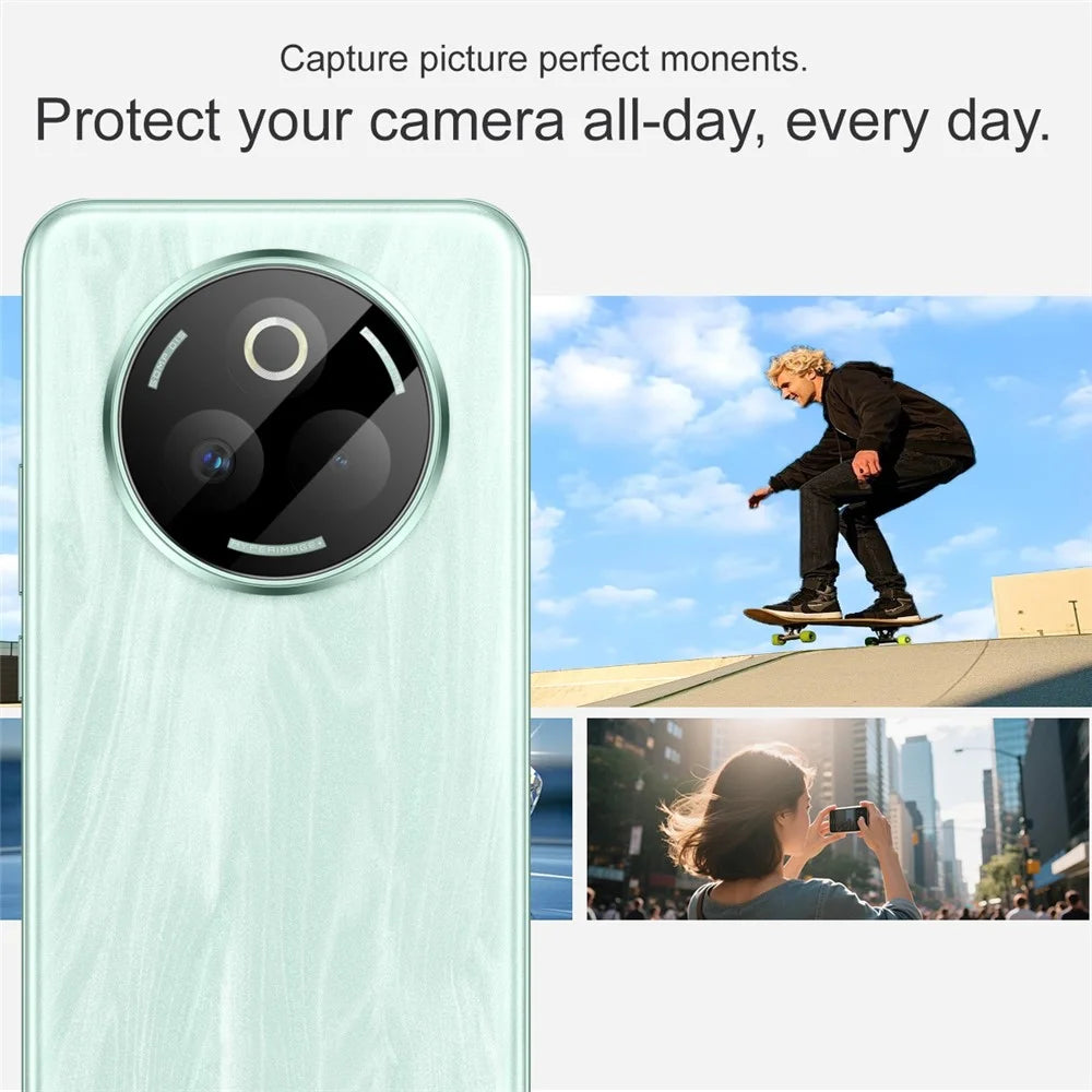 IMAK For Realme P3 Pro 5G Camera Lens Protector Tempered Glass HD Clear Lens Film (Black Version) - 5