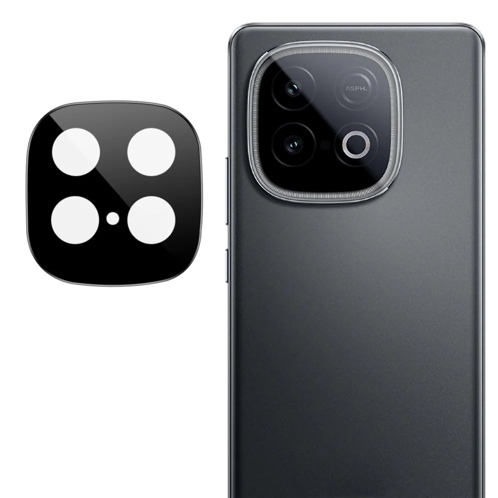 IMAK Camera Lens Protector For vivo iQOO Z10 Turbo 5G  /  iQOO Z10 Turbo Pro 5G  /  Y300 GT 5G Tempered Glass HD Clear Lens Film (Black Version) - 1