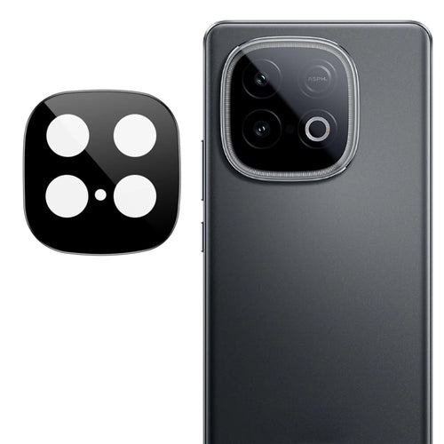 IMAK Camera Lens Protector For vivo iQOO Z10 Turbo 5G  /  iQOO Z10 Turbo Pro 5G  /  Y300 GT 5G Tempered Glass HD Clear Lens Film (Black Version) - 1