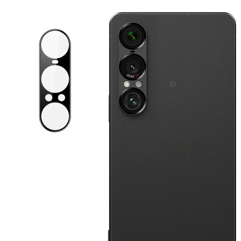 IMAK For Sony Xperia 1 VII Camera Lens Protector Tempered Glass HD Clear Lens Film (Black Version) - 1